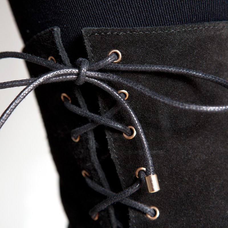 botas altas negras de ante Marissa Mas34